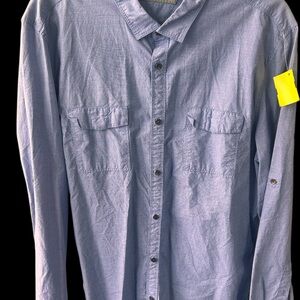 Calvin Klein Jeans Casual Blue Shirt Sz XL